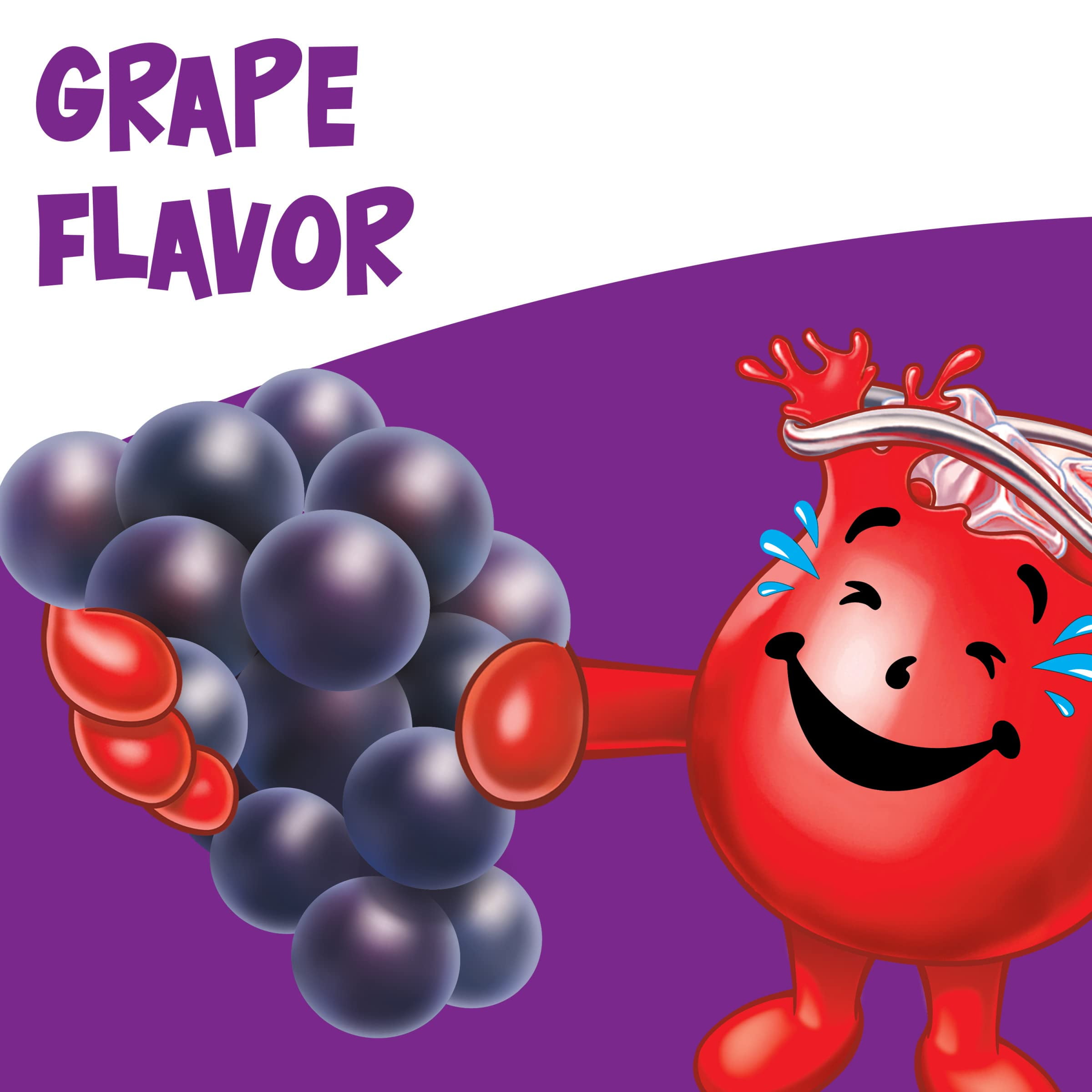 Kool-Aid .14 Oz Soft Drink-Powdered Unsweetened Grape, 48 Count (Pack Of 4).