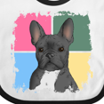 thumbnail image 4 of Inktastic Blue French Bull Dog Boys or Girls Baby Bib, 4 of 4