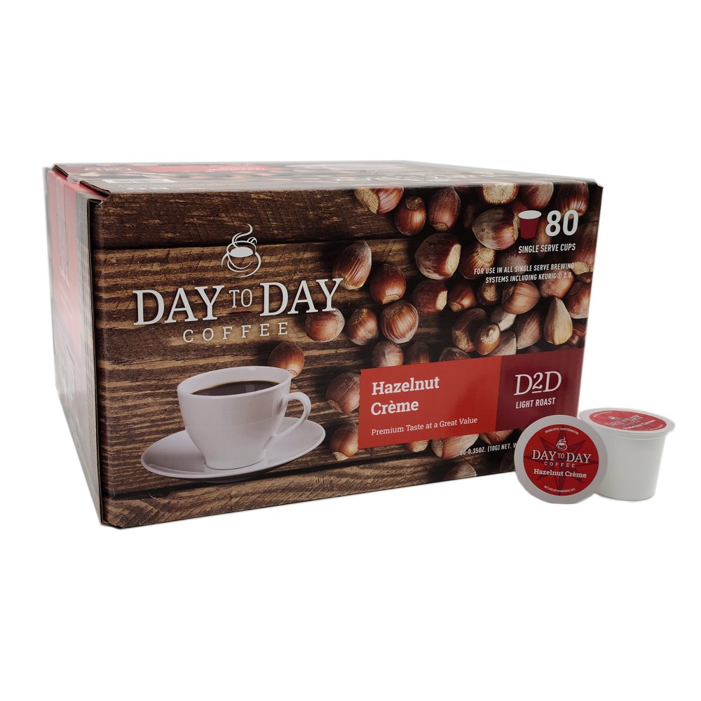 Day to Day Hazelnut 80ct Single Serve Coffee Pods