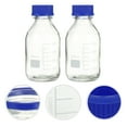 thumbnail image 2 of Shisuyan 2pcs 500ml Glass Chemical Reagent Bottle Laboratory Sample Sealing Bottle, 2 of 9