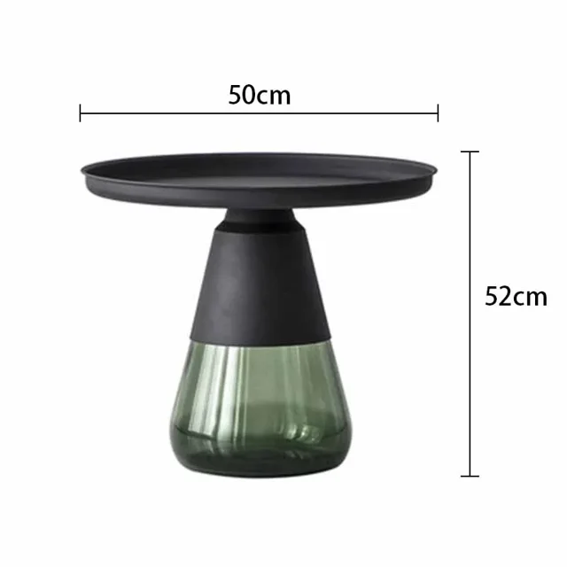 Mesas de centro nórdicas para sala de estar, mesa de té creativa, decoración del hogar, muebles interiores, sofá lateral, escritorio de café transparente