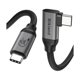 thumbnail image 1 of Chenchen USB C 3.2 Gen 2x2 Cable Right Angle 3.3FT, 20Gbps 90 Degree High Speed Data Transfer, 5K/4K 60Hz Type C Monitor Cable, 240W PD, Compatible for SSD, Hub, Dock, eGPU, 1 of 1