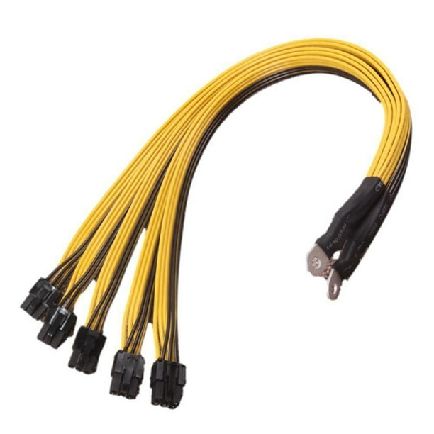 6 Pin Connector Server Power Supply Cable PCIe for Bitmain
