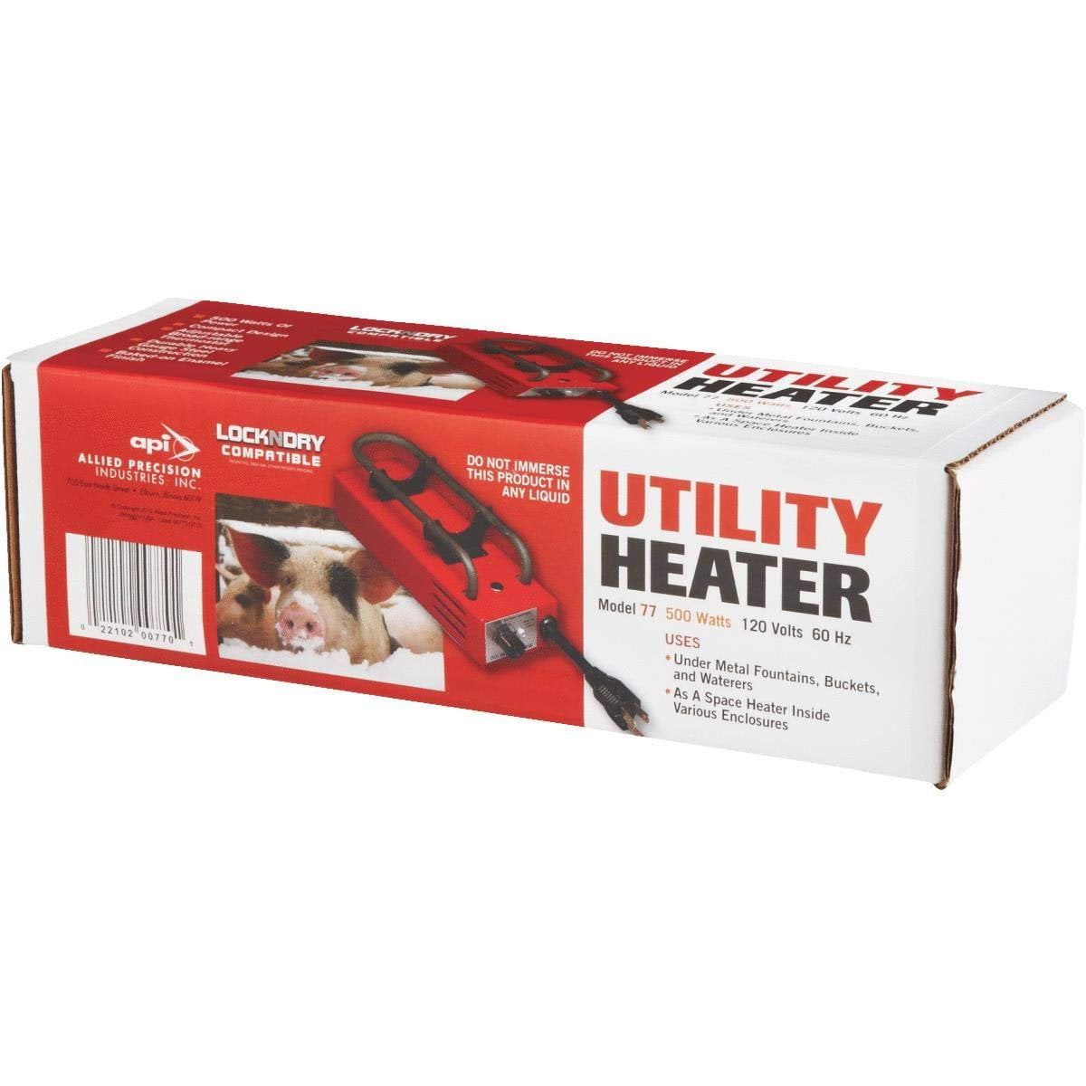 Miller Manufacturing 74139 API Utility Heater for Livestock, Red
