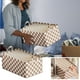 thumbnail image 1 of Caja para Guardar Ropa y Pantalones | Cesta Organizadora Plegable de Tela No Tejida | Tono Café Beige con Estampado | Armario Multicapa para Guardar Ropa, Ropa de Cama y Juguetes | Resistente para Us, 1 of 6