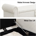 thumbnail image 5 of 51.5'' Storage Ottoman Bench, Upholstered Storage Benches for Bedroom, End of Bed Storage Bench, Window Benches for Foot of Bed, 5 of 9