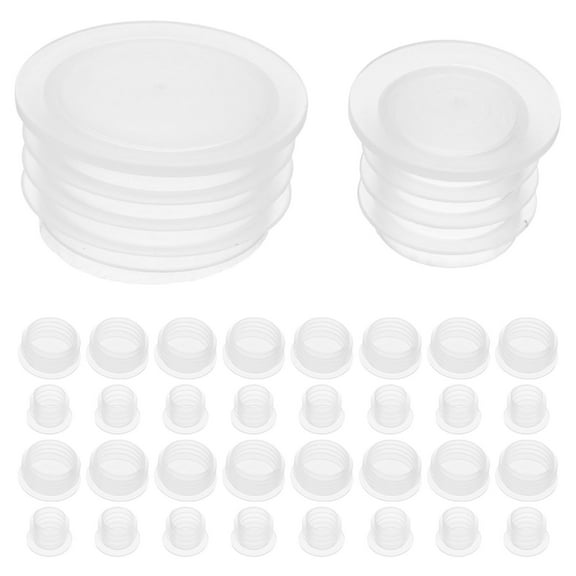 KAKOWELY 200Pcs Leak Proof Bottle Caps with Inner Diameter 16mm and 10mm