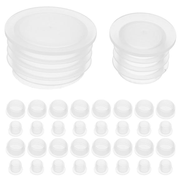 200pcs Replacement Bottle Lids Leak-proof Plastic Bottle Caps Food-grade Reusable Bottle Caps