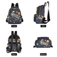 thumbnail image 4 of FORMRS Mini Backpack Purse for Women Quilted Travel Daypack Casual Shoulder Bag, Black Record, 4 of 7