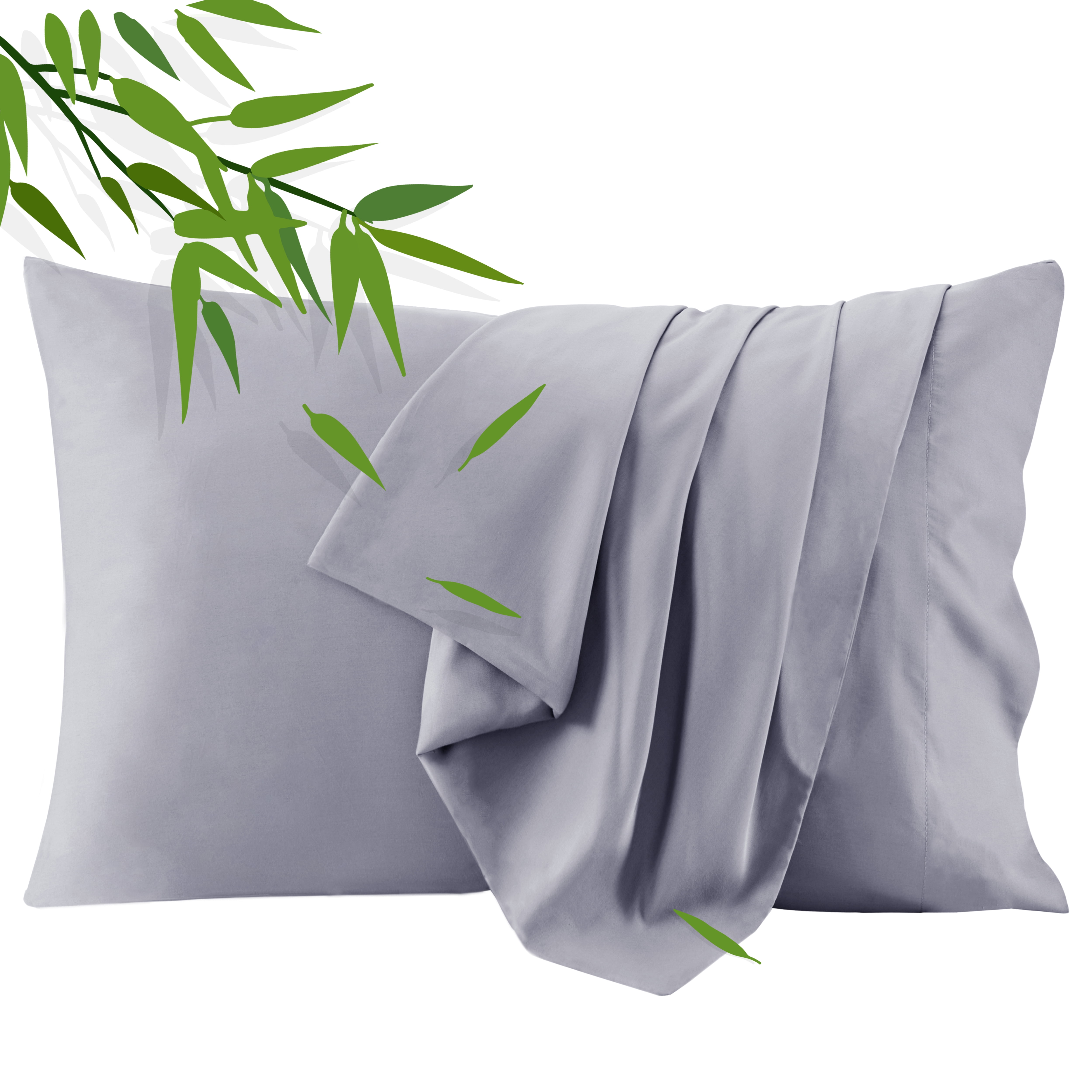 Bamboo Pillowcase Bedding Pillow Cases King Pillow Case Set of 2