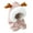 Pink, variant on Kids Winter Hat Scarf - Thicken Antler Decoration Plush Boys Winter Hat, Cold-proof Fluffy Protect Ears