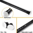 thumbnail image 3 of Tension Shower Curtain Rods .-. Room Divider Never Rust Adjustable Spring Rods for Window Bathroom Balcony Storeroom Laundry No Drilling Easy to Install Matte, 3 of 8