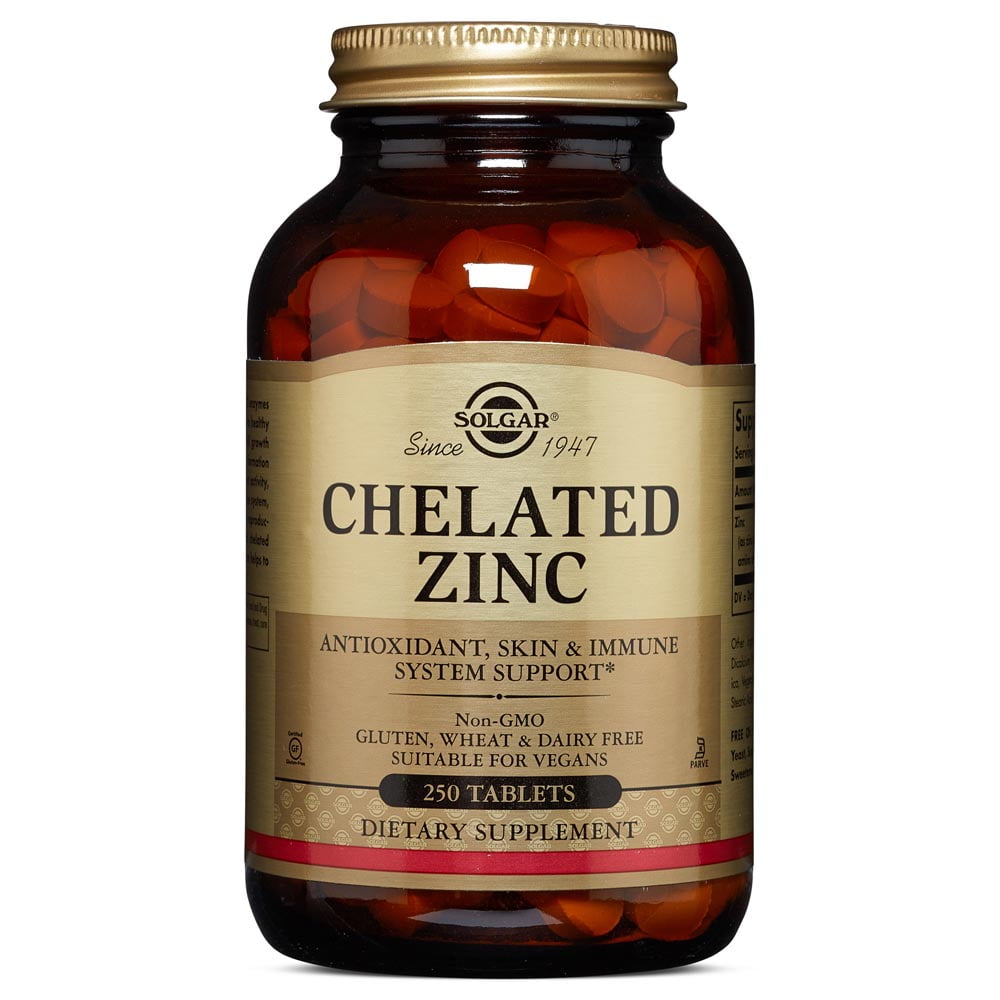 Solgar Chelated Zinc 250 Tablets Walmart Canada