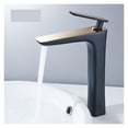 thumbnail image 2 of Basin Faucet Bath Water Basin Mixer Tap Bathroom Faucet Hot Cold Black/White Brass Toilet Sink Water Crane Gold Mixer, 2 of 7