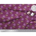 thumbnail image 2 of Soimoi Poly Georgette Fabric Leaves & Floral Artistic Decor Fabric Printed Yard 42 Inch Wide, 2 of 5
