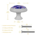 thumbnail image 4 of 4PCS Round Cartoon Fishes Cabinet Fluorescence Knob Glowing in the Dark Furniture Drawer Pulls Handle with Screws, 4 of 5