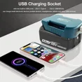 thumbnail image 4 of Charger Adapter For Ma*kita 18V  Li-ion With USB Type-C Battery Holder Fast Charging, 4 of 8