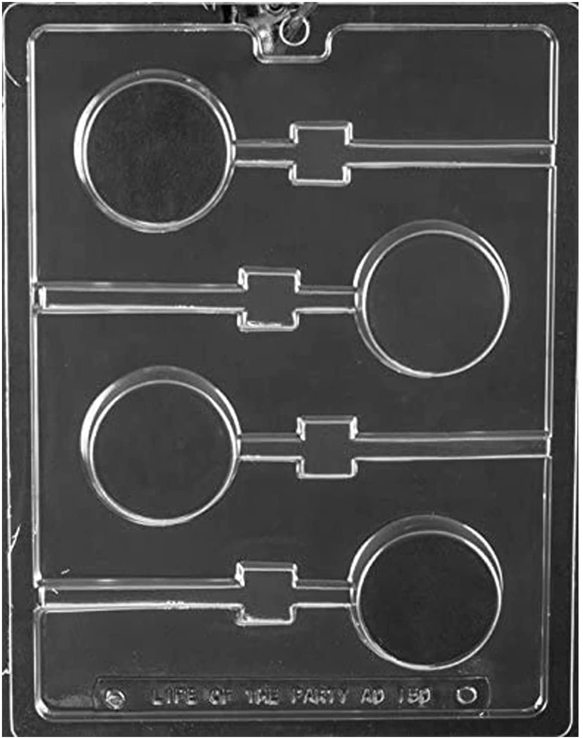 Candyland Crafts Plain Cookie Lolly Chocolate Candy Soap Mold For