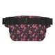 thumbnail image 3 of Fotbe Rose Mix Leopard 2 Cangurera Cuadrada con Estampado de Doble Capa, Bolsa de Cintura Ajustable Mini para Hombres y Mujeres, 3 of 9