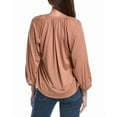 thumbnail image 2 of Nation LTD womens  Brylee Peasant Top, xs, Brown, 2 of 3