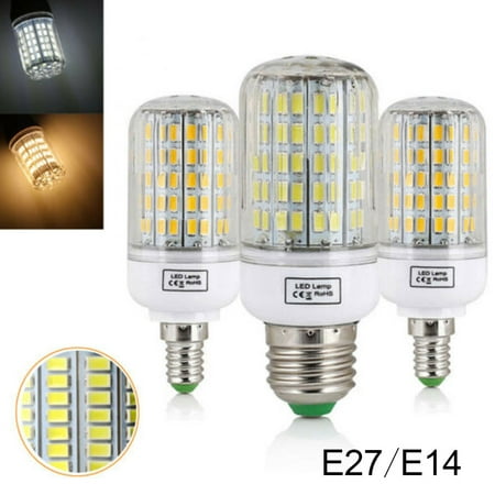 

Baiwo 15W 220V E27/E14 Super Bright 5730 SMD LED Lamp Corn Light Bulbs Chandelier