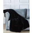 thumbnail image 1 of Amazing Rugs RSTBK5060 50 x 60 Po Couverture de Luxe Chinchilla Fausse Fourrure & 44; Noir, 1 of 1