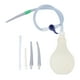 thumbnail image 1 of Ducha vaginal de silicona con cabezal curvo suave de gran capacidad de 320 ml para limpieza anal en casa., 1 of 14