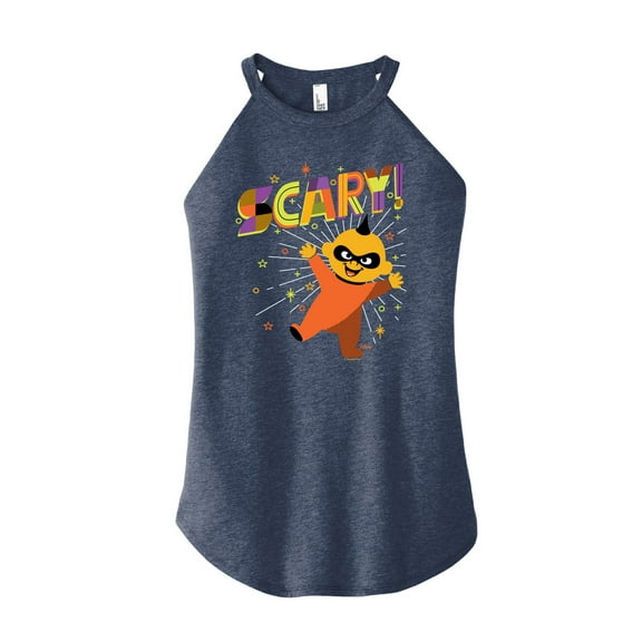 Disney - The Incredibles Halloween - Scary Jack Jack - Juniors High Neck Tank Top