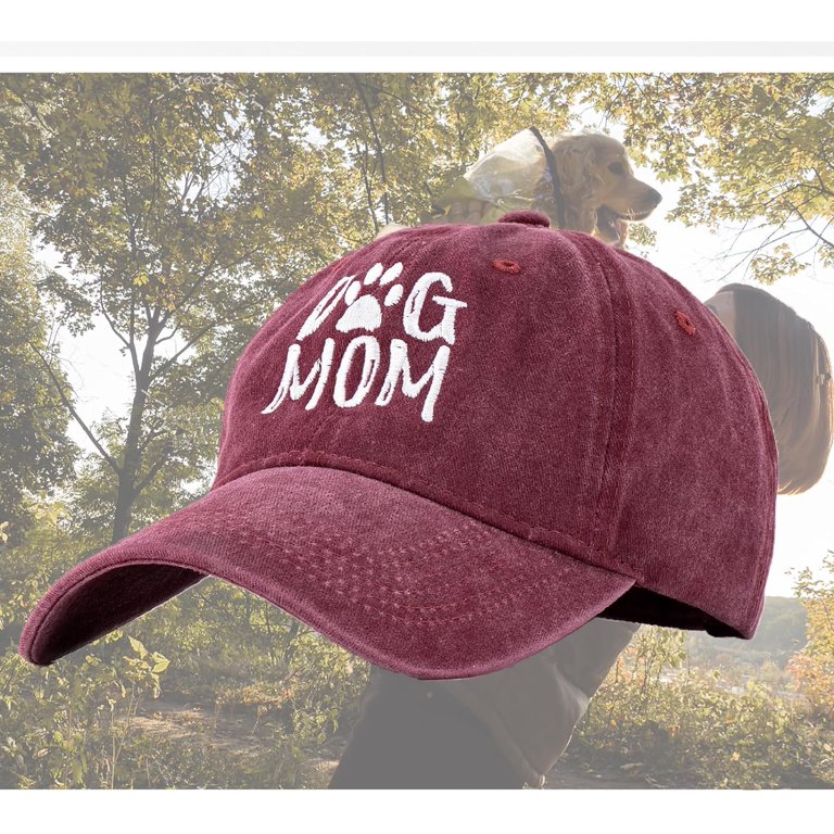 Adjustable Embroidered Dog Mom Baseball Cap, Cotton Hat for Women s-l400.jpg main image 4