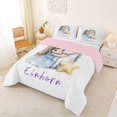 thumbnail image 2 of Metsweet Watercolor Magic Horse Full Size Comforter Sets 3-Piece, Dreamy Princess Unicorn Bedding Comforter Set, Blue White,Pink Reversible,1 Comforter and 2 Pillowcases, 2 of 6