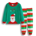 thumbnail image 3 of Ropa de dormir de algodón para bebé, Conjunto de pijama informal de Papá Noel para niños y niñas, conjuntos de ropa para niños de 2 a 7 años, 3 of 3