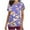 A-Purple, variant on Jinhomg Floral Scrubs for Women Soft Stretchy Short Sleeve V-Neck Medical Uniform Ladies Cute Nurse Shirt with Two Pockets Sales Today Clearance Women Green XXL