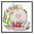 thumbnail image 2 of Hilo de bordar Eco-algodón parcial 14CT Kit de punto de cruz impreso Craft (J612) Hugtrwg Para estrenar, 2 of 9