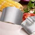 thumbnail image 4 of Stainless Steel Finger Guard, Kitchen Finger Protector, 4 Pcs of Knife Guard, For Dicing and Slicing in Kitchens, 4 of 6