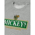 thumbnail image 2 of Tee Luv Men's Mickey's Fine Malt Liquor Beer Hornet Logo Crewneck Sweatshirt (S), 2 of 3
