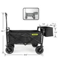 thumbnail image 2 of Whitsunday Folding Wagon 8" Heavy Duty Wheels with Rear Storage (Standard Size PLUS), 2 of 6