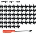 thumbnail image 1 of Secure Your Body Panels with These Nylon Fastener Rivet Clips Set of 100, 1 of 4