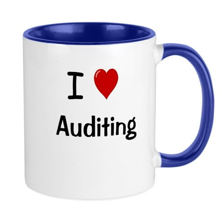 

CafePress - Auditor Gift I Love Auditing Mug - Ceramic Coffee Tea Novelty Mug Cup 11 oz
