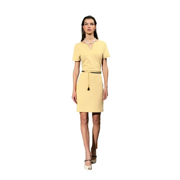 Vestido André Badi Arlene Amarillo Extra Chica