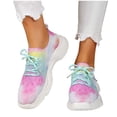 thumbnail image 2 of XIMIN Women's Travel Walking Shoes Lightweight Breathable Non Slip Fashion Sneakers Casual Sports Footwear (Hot Pink, 7.5), 2 of 8