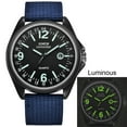 thumbnail image 1 of Reloj de cuarzo para hombre, relojes para hombre, reloj militar de cuarzo para hombre, esfera negra, fecha, reloj de pulsera deportivo para hombre, 1 of 3