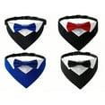 thumbnail image 2 of SNNROO 1pc British Style Pet Bow Tie Collar With Leash  Detachable Suit Collar  Washable  Suitable For Dogs And Cats  Weddings  Photo Shoots  Parties  3 Sizes Available(When In Doubt  Cho, 2 of 7