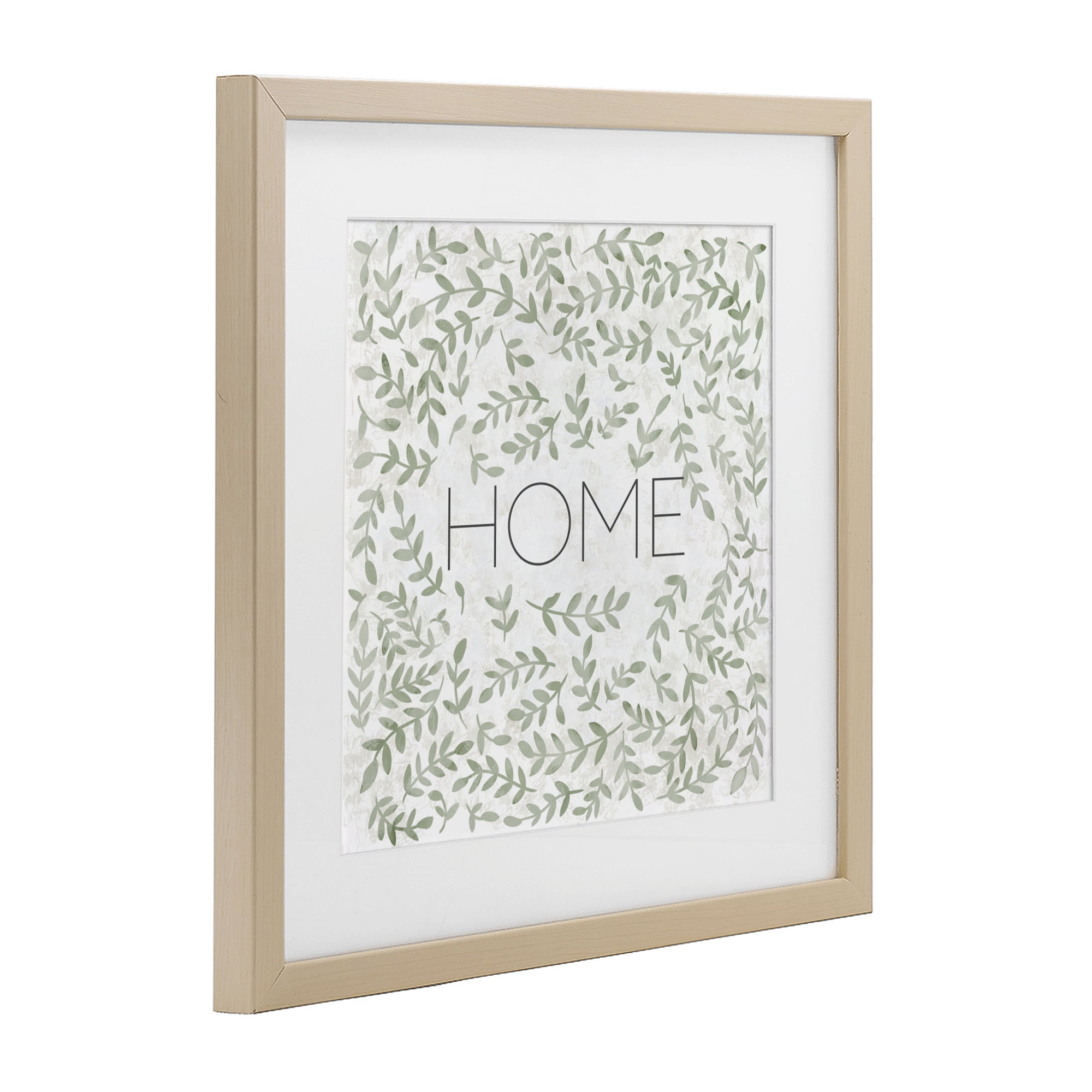 Stupell Industries Curved Ivy Sprigs Greenery Birch Framed Print Under Glass, design by SD Graphics Studio