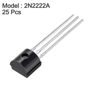 Unique Bargains 2N2222A Plastic-Encapsulate Power Transistor NPN TO-92 25PCS