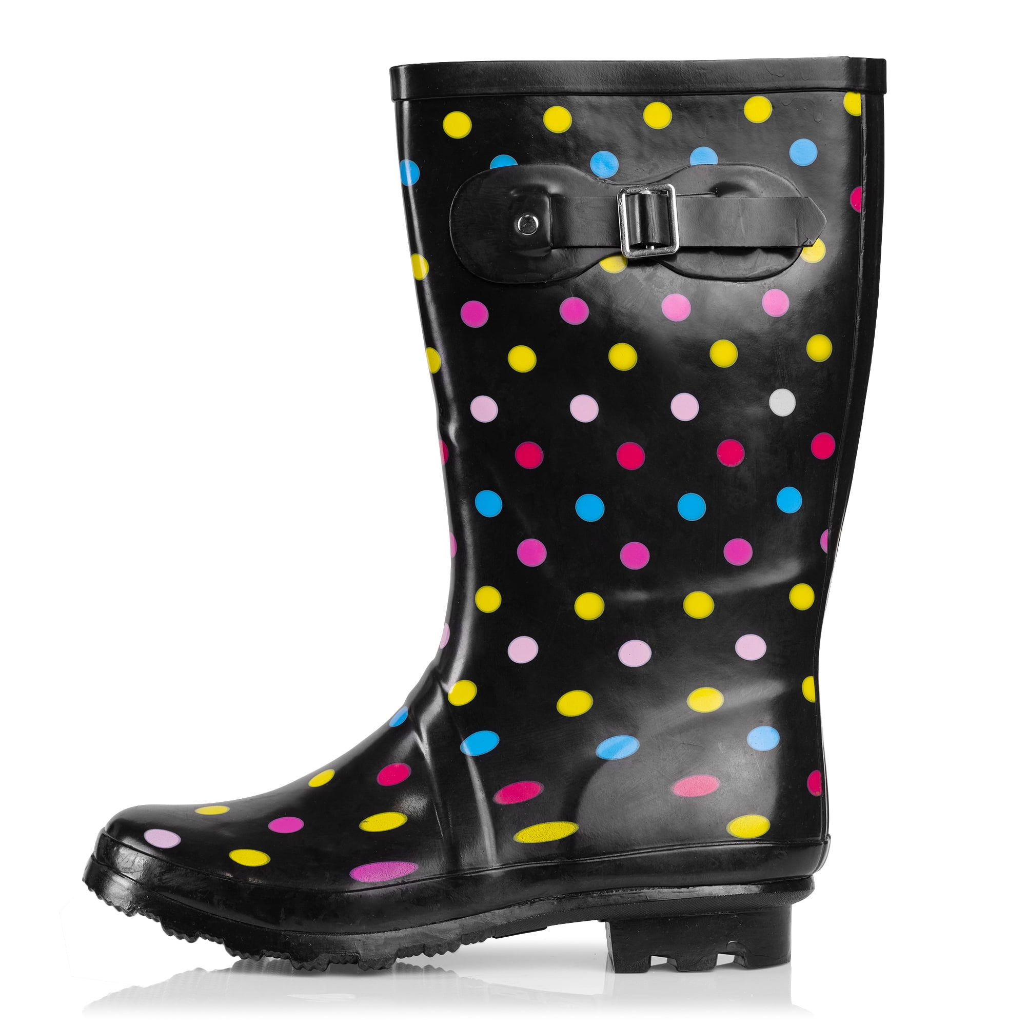 NORTY Womens Mid-Calf 11 inch Female Rain Boots Size 11 - Walmart.com