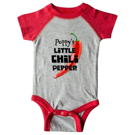 

Inktastic Poppy s Little Chili Pepper Gift Baby Boy or Baby Girl Bodysuit