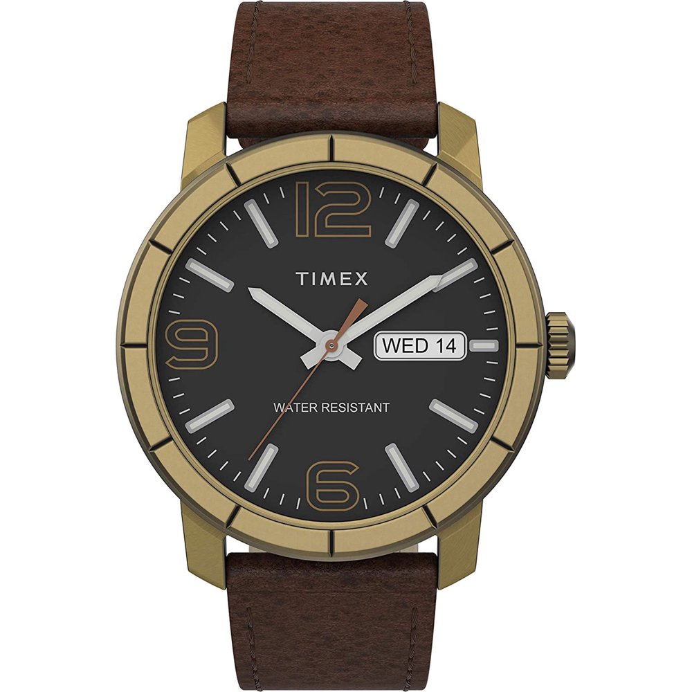 Timex Timex TW2T72700 Men's Analog Watch Brown Leather Strap