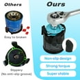 thumbnail image 2 of SHALL Oil Filter Wrench, 4PC Oil Filter Removal Tool, 12 Inch Adjustable Metal Oil Filter Pliers, 2PC Adapters, 2-Pack PVC Gloves, 2 of 7
