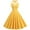 Yellow, variant on XFLWAM Women's 50s 60s Vintage Dress Halter Polka Dot Cocktail Corset Dress Prom Tea Party Wedding A Line Swing Dress for Women Light Blue M