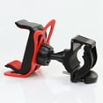 thumbnail image 5 of Universal Motorcycle Phone Mount with Adjustable Strap for Handlebar Support ABS Metal Silicone, 5 of 8